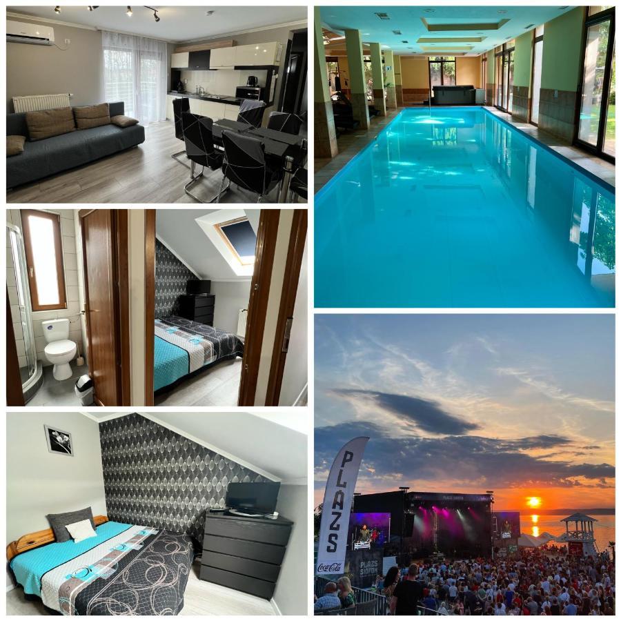 Dorina Wellness Apartman Siofok Bagian luar foto